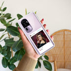Customize Photo With Name Transparent Silicon Case For Oppo Reno 10 5G