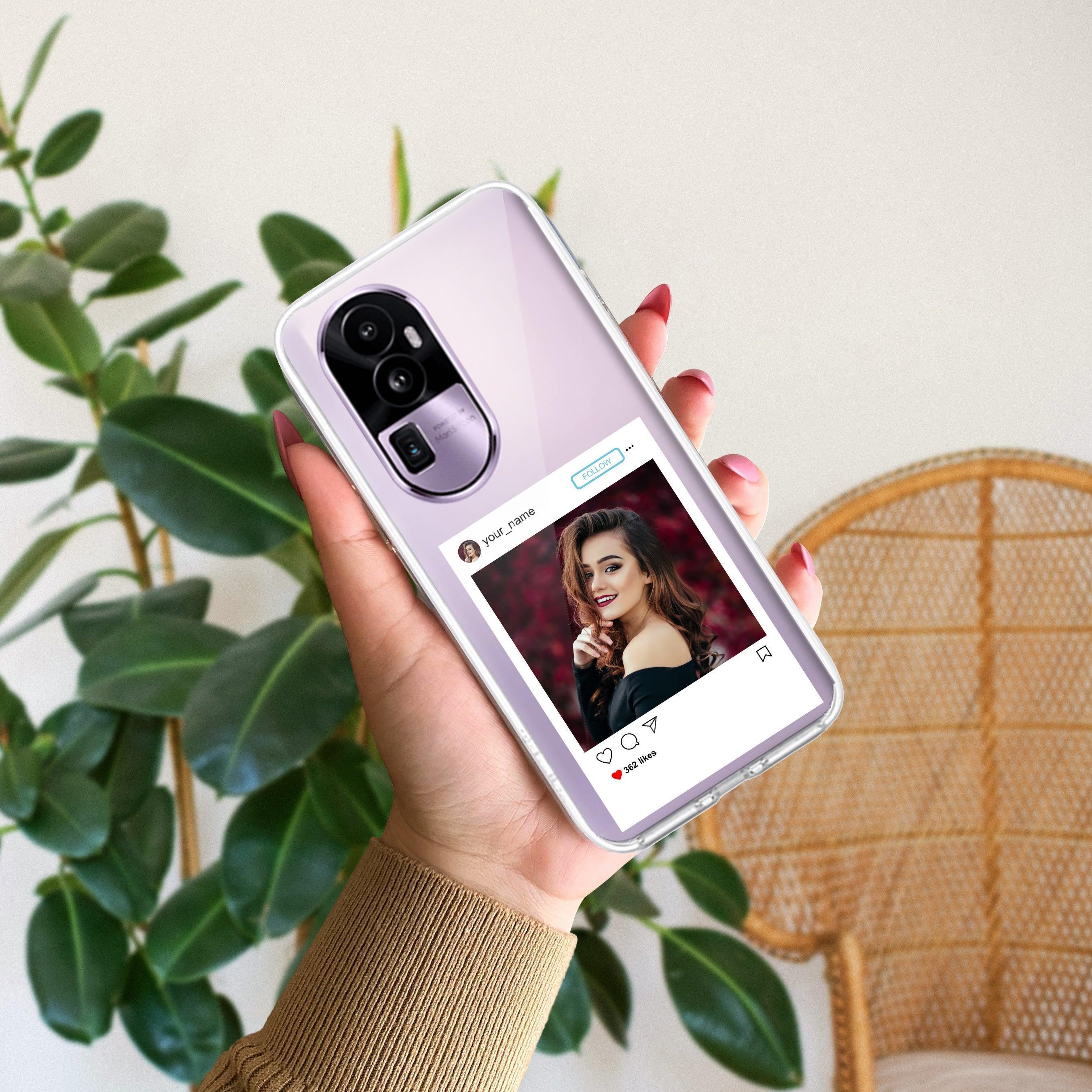 Customize Photo With Name Transparent Silicon Case For Oppo - ShopOnCliQ