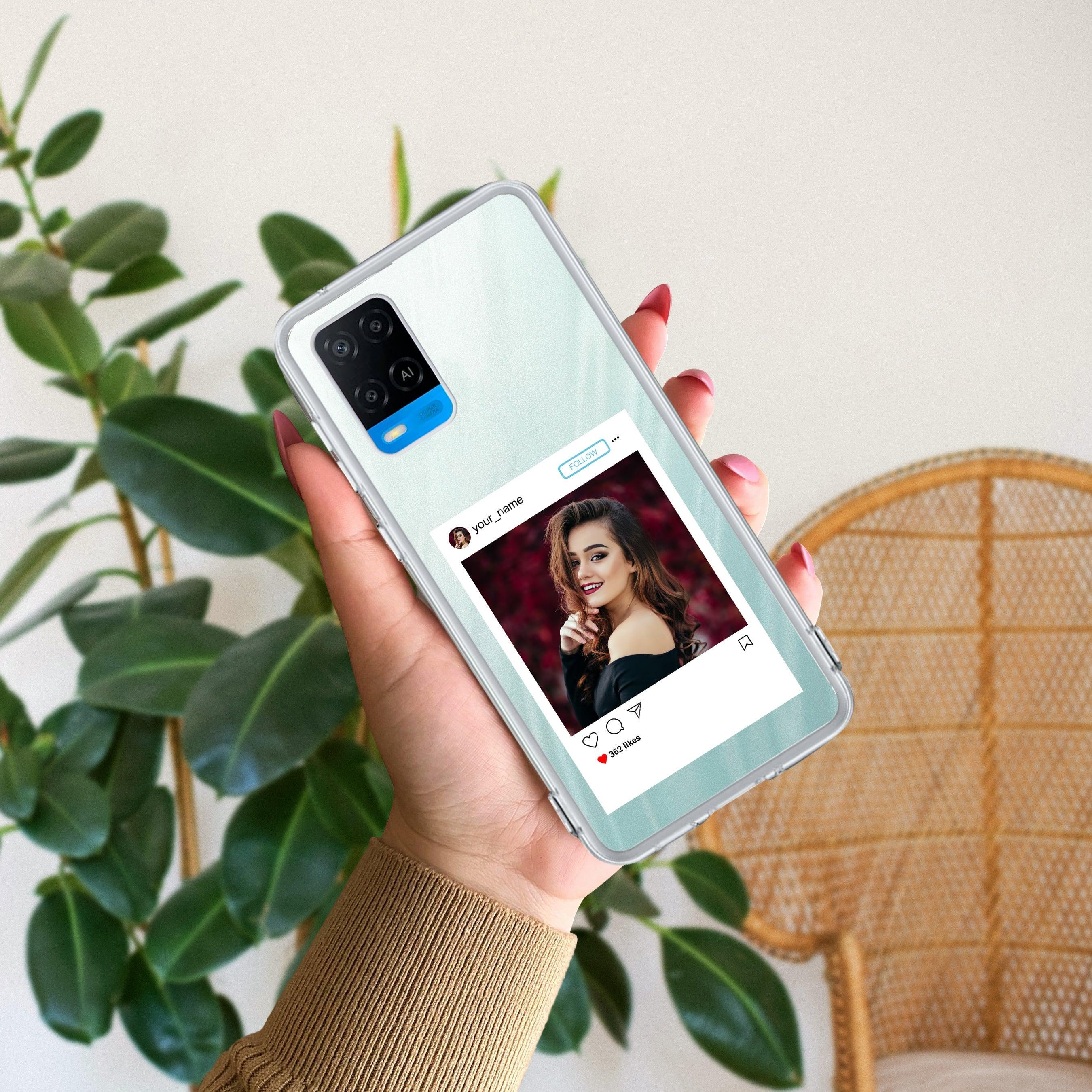 Customize Photo With Name Transparent Silicon Case For Oppo - ShopOnCliQ