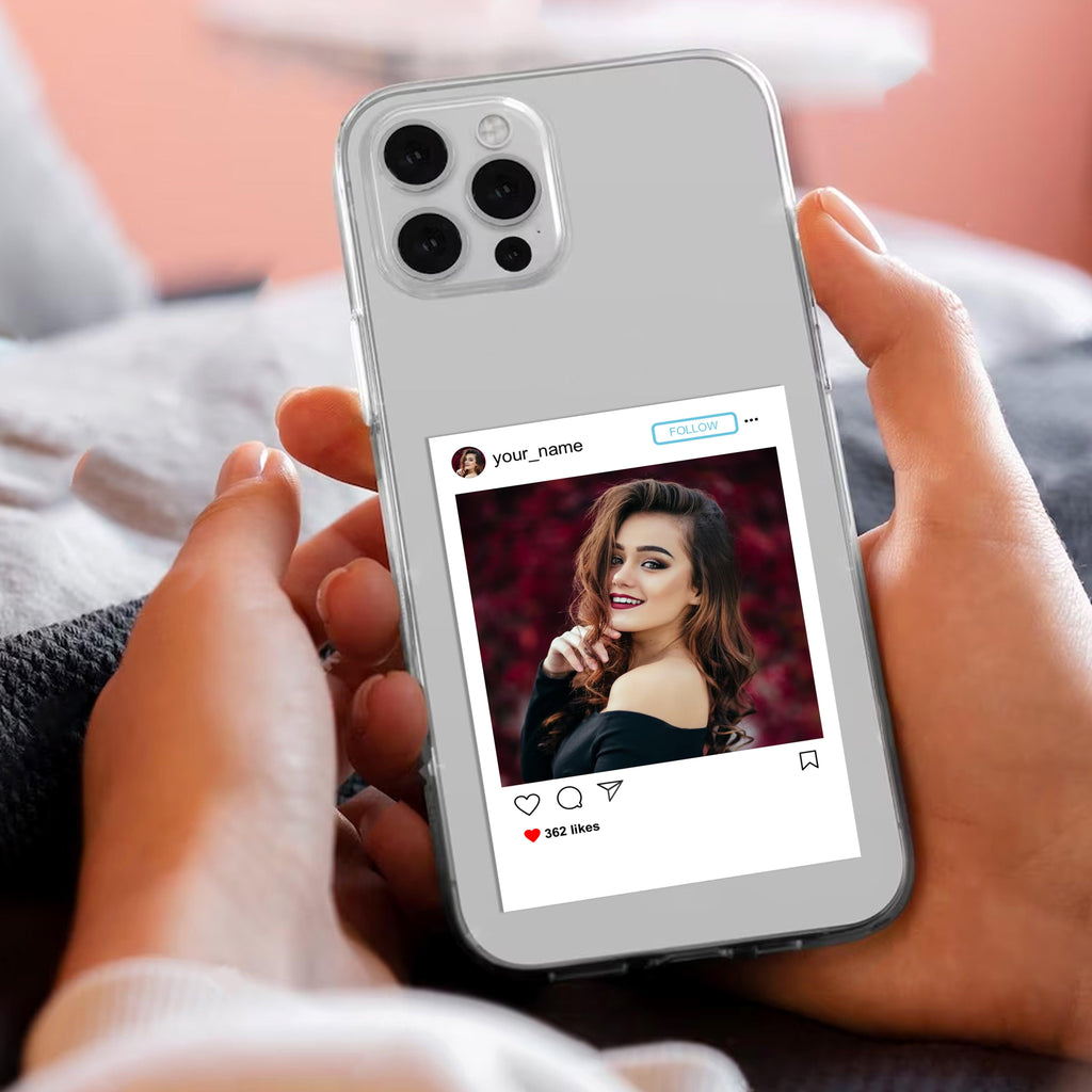 Customize Photo With Name Transparent Silicon Case For Poco - ShopOnCliQ