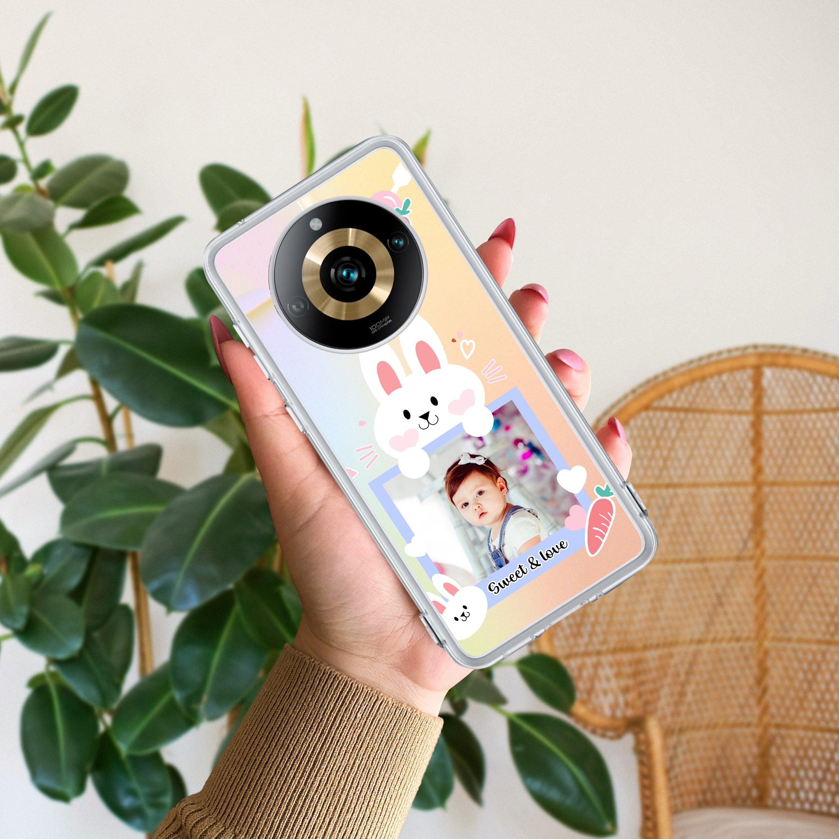 Customize Photo With Name Transparent Silicon Case For Realme/Narzo - ShopOnCliQ