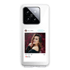 Customize Photo With Name Transparent Silicon Case For Xiaomi 14 5G