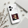 Customize Photo With Name Transparent Silicon Case For Redmi Note 14 5G