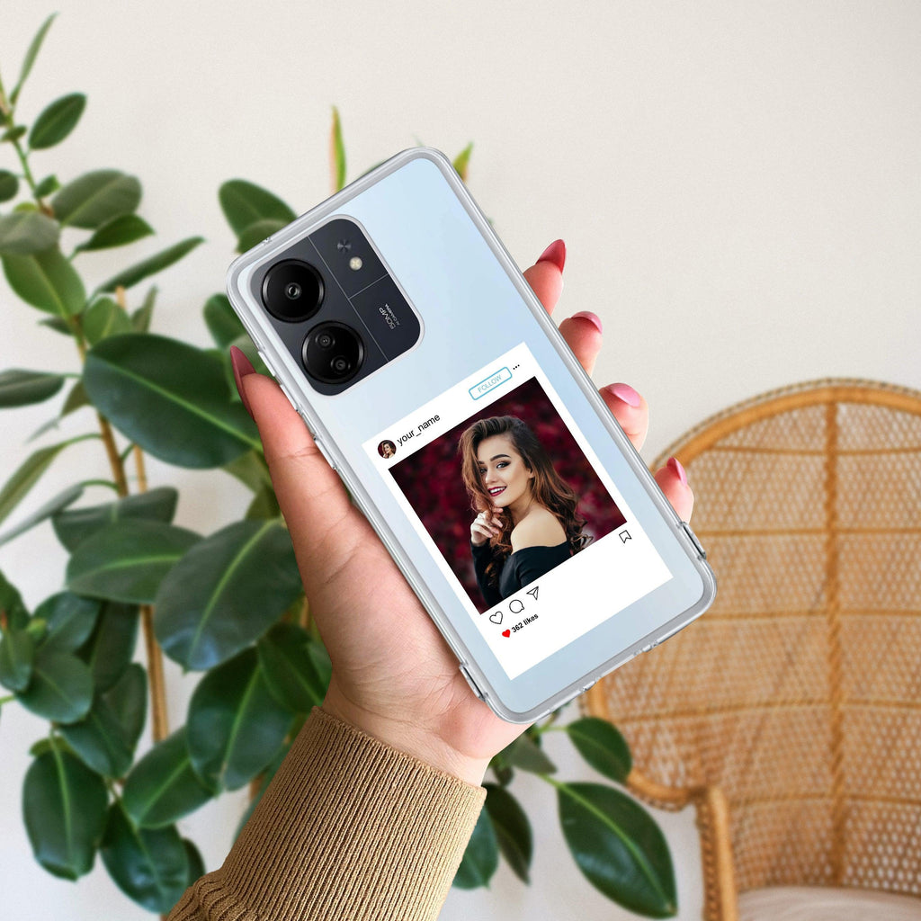 Customize Photo With Name Transparent Silicon Case For Mi 11X 5G / Mi 11X Pro 5G