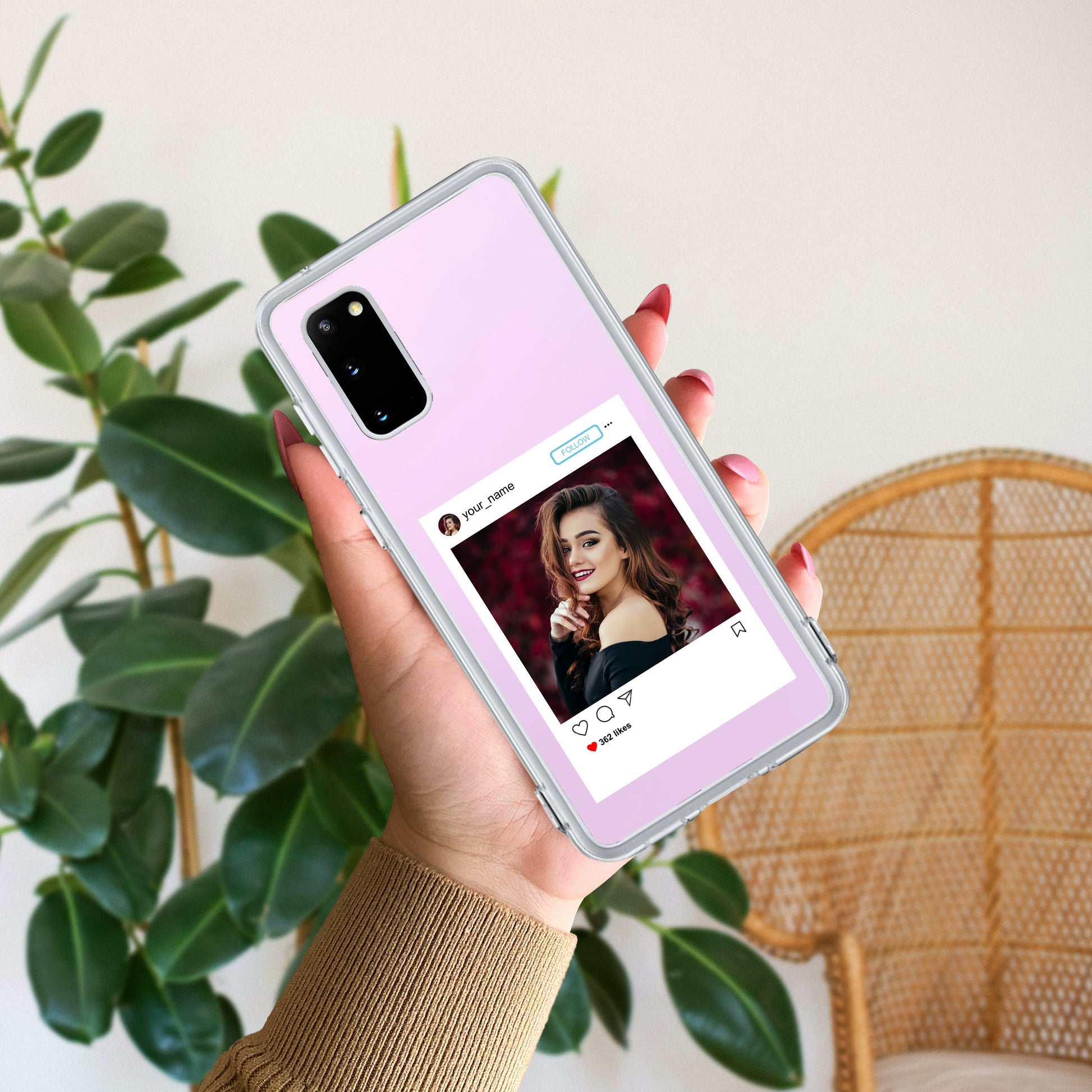 Customize Photo With Name Transparent Silicon Case For Samsung ShopOnCliQ