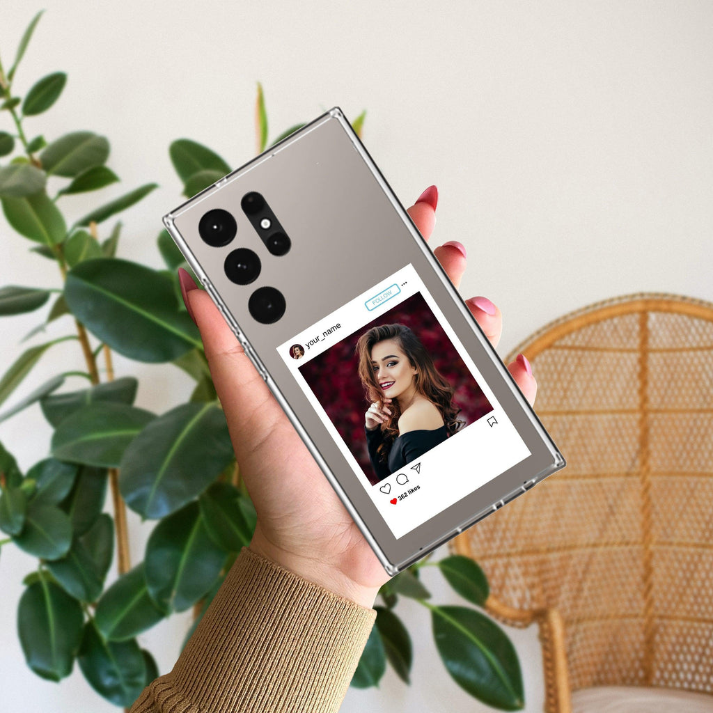 Customize Photo With Name Transparent Silicon Case For Samsung Galaxy A12 / M12 / F12