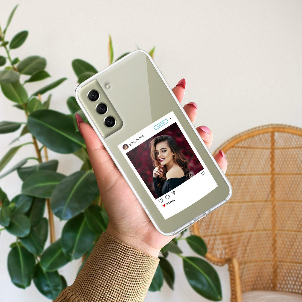 Customize Photo With Name Transparent Silicon Case For Samsung Galaxy A32 4G