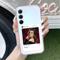 Customize Photo With Name Transparent Silicon Case For Samsung Galaxy A70 / A70s
