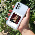 Customize Photo With Name Transparent Silicon Case For Samsung Galaxy A72