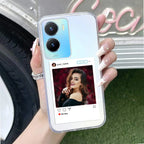 Customize Photo With Name Transparent Silicon Case For Vivo