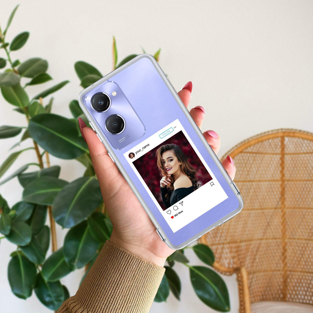 Customize Photo With Name  Transparent Silicon Case For Vivo Y28s/ Y28e