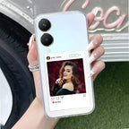 Customize Photo With Name  Transparent Silicon Case For Vivo Y28 5G