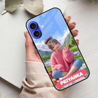 Cute Girl Glossy Metal Case Cover For iPhone - ShopOnCliQ