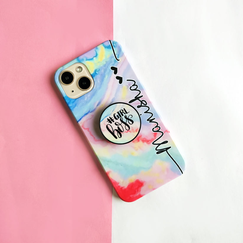 Customized Name Rainbow Design Phone Case Cover Rainbow For Realme/Narzo ShopOnCliQ