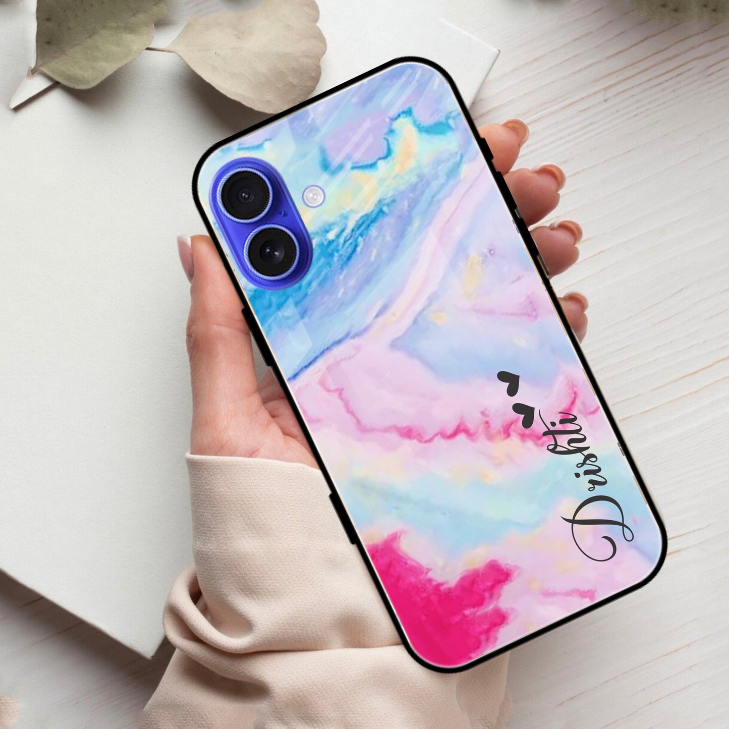 Customized Rainbow Glossy Metal Case Cover For iPhone - ShopOnCliQ