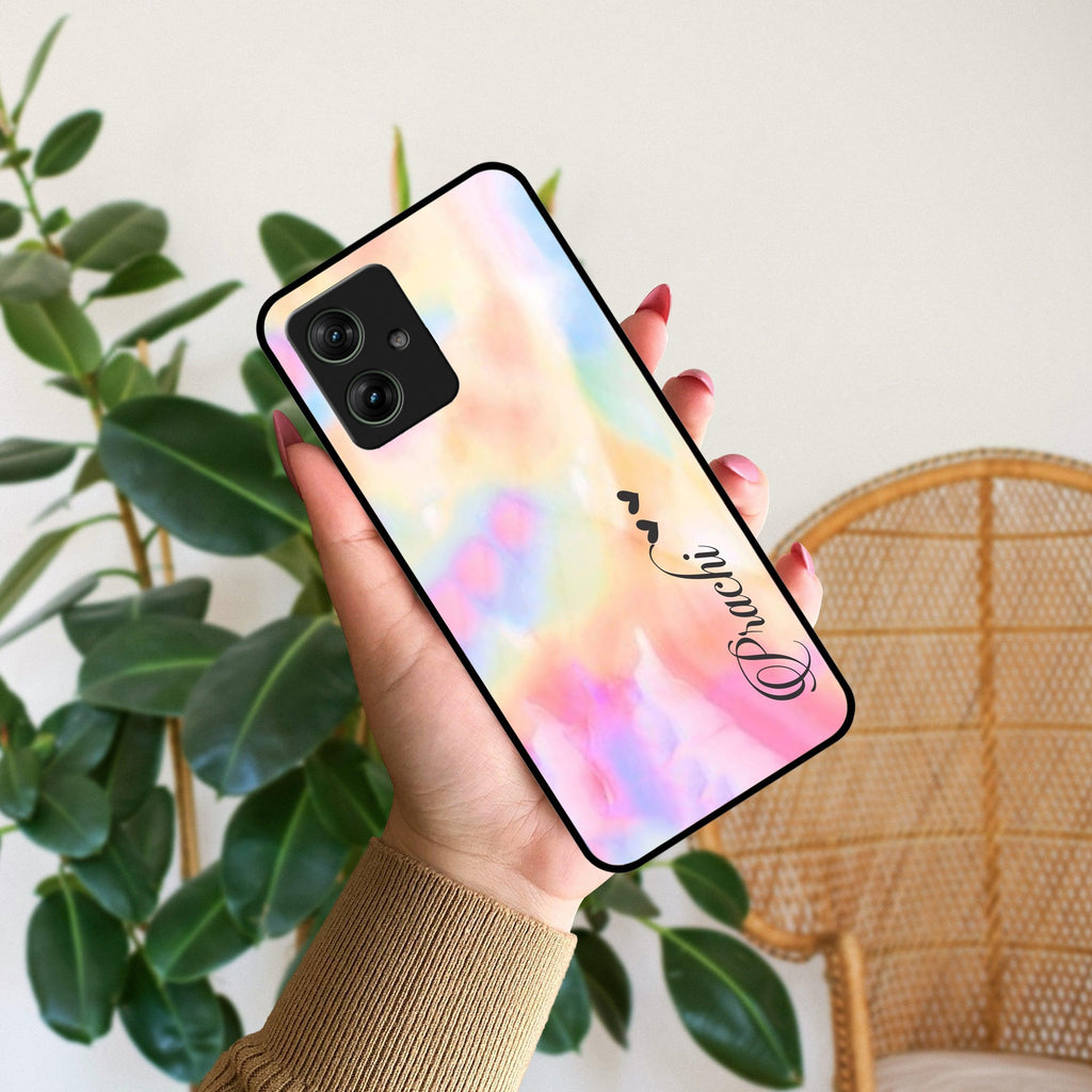 Customized Rainbow Glossy Metal Case Cover V2 For Motorola - ShopOnCliQ