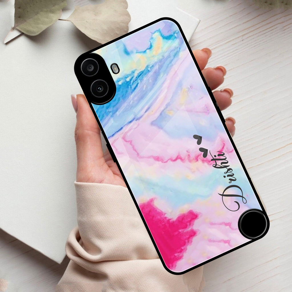 Customized Rainbow Glossy Metal Case Cover For Nothing - ShopOnCliQ