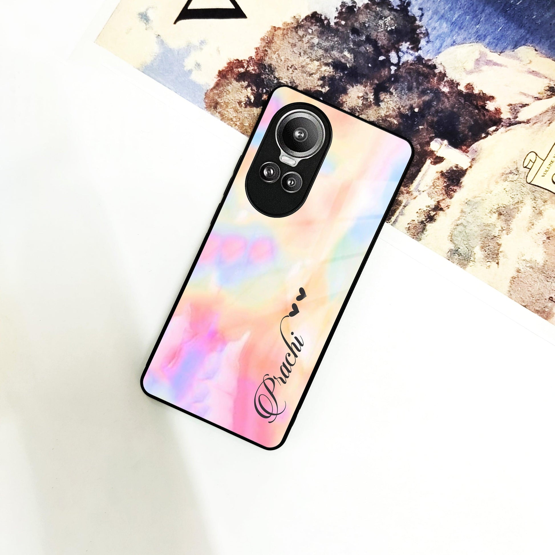 Customized Rainbow Glossy Metal Case Cover V2 For Oppo - ShopOnCliQ