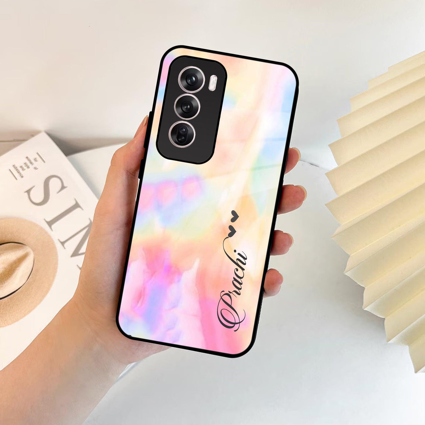 Customized Rainbow Glossy Metal Case Cover V2 For Oppo - ShopOnCliQ