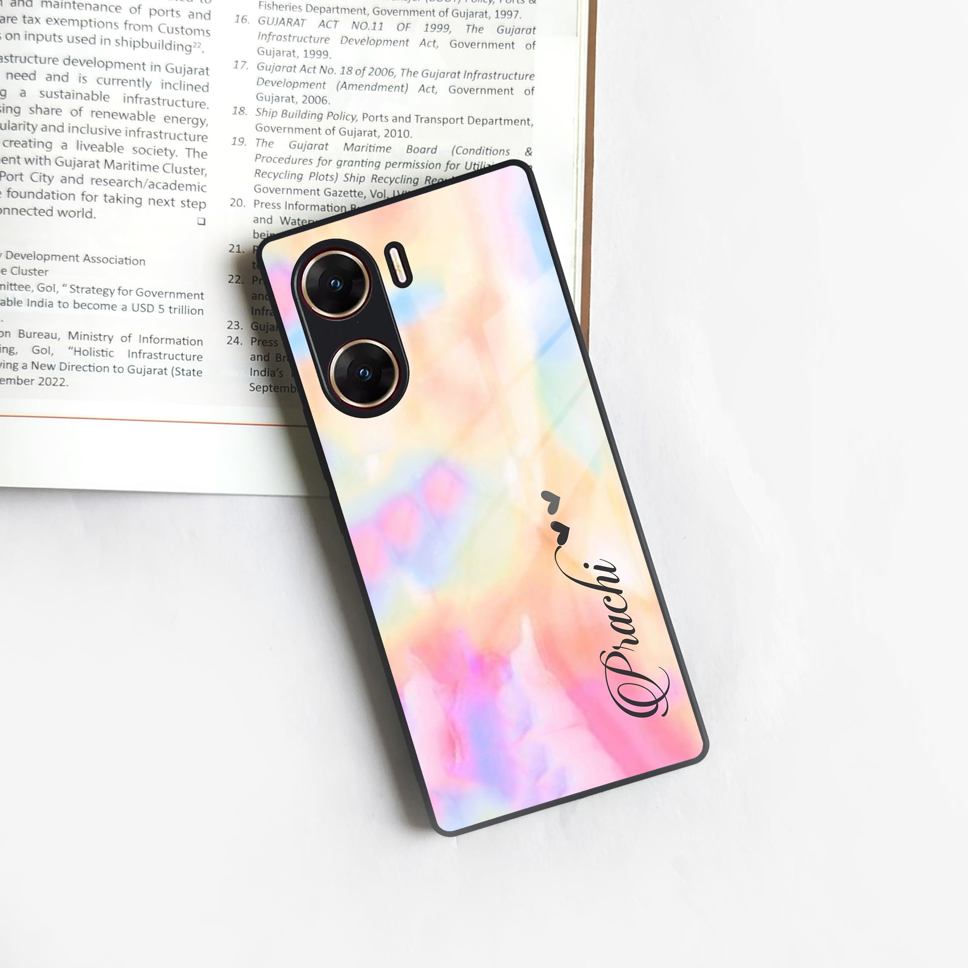 Customized Rainbow Glossy Metal Case Cover For Vivo ShopOnCliQ