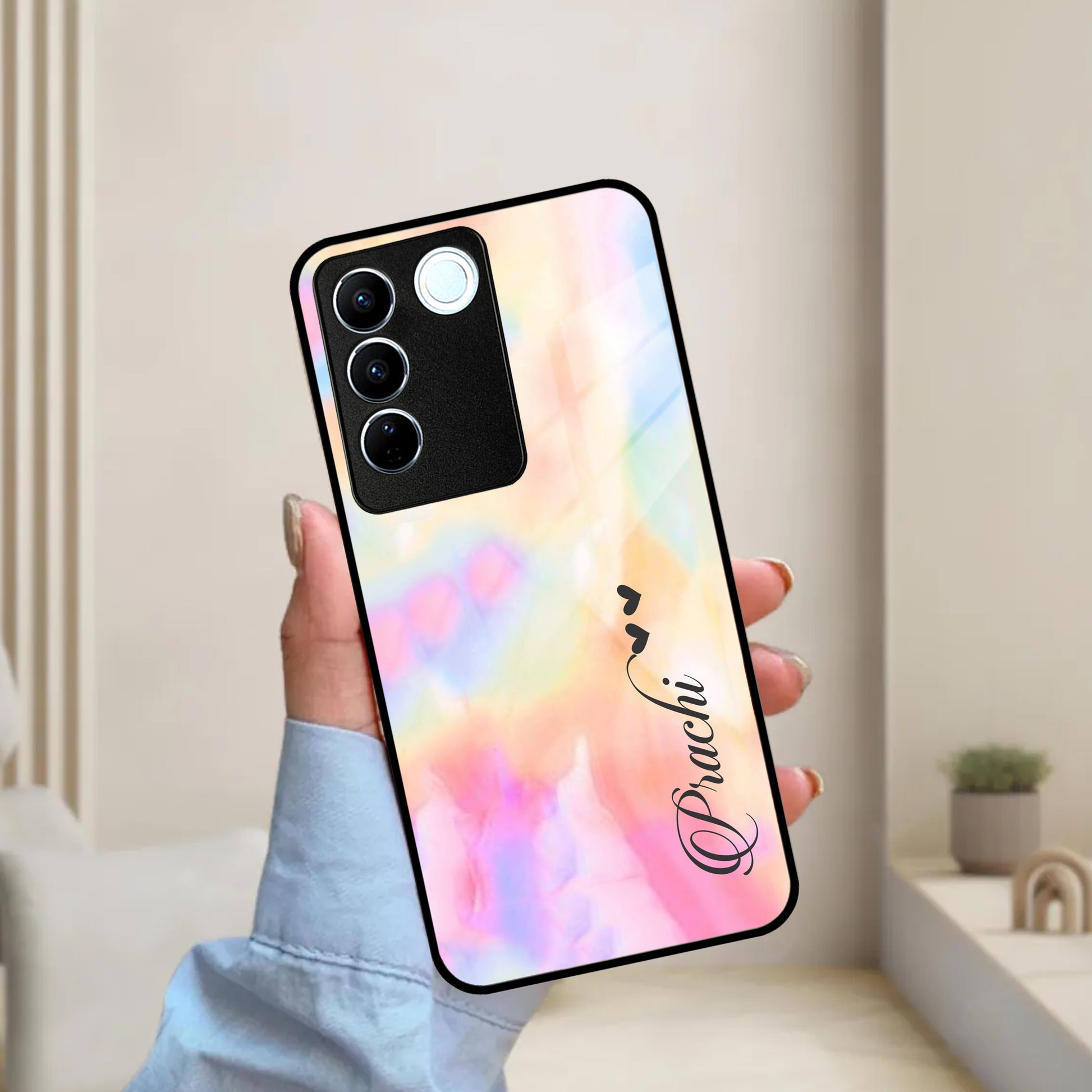 Customized Rainbow Glossy Metal Case Cover For Vivo ShopOnCliQ