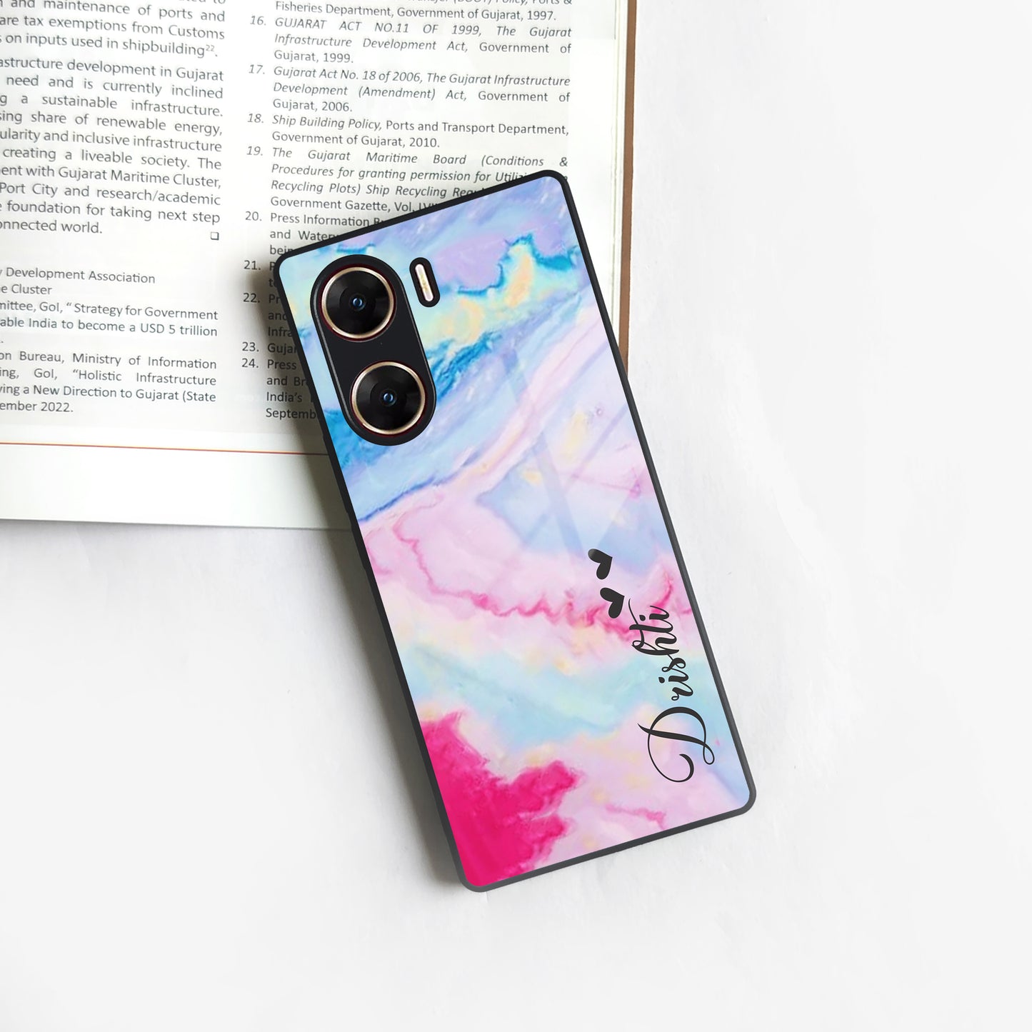 Customized Rainbow Glossy Metal Case Cover For Vivo ShopOnCliQ