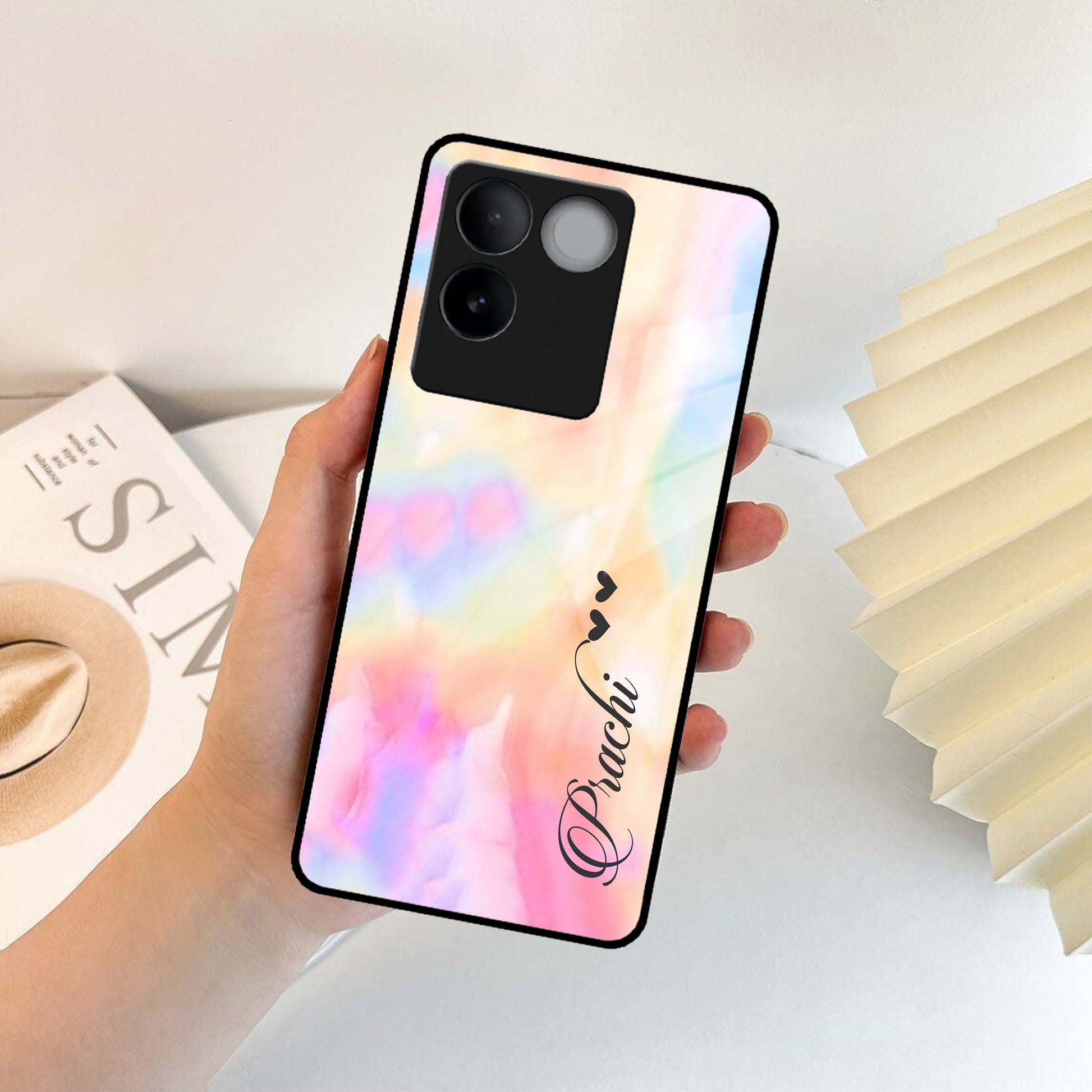 Customized Rainbow Glossy Metal Case Cover For Vivo ShopOnCliQ