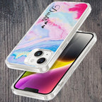 Customized Rainbow Silicon Case For Motorola Edge 50 Pro