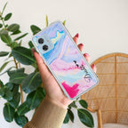 Customized Rainbow Silicon Case For Motorola G85 5G