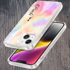 Customized Rainbow V2 Silicon Case For Motorola Edge 50 Pro