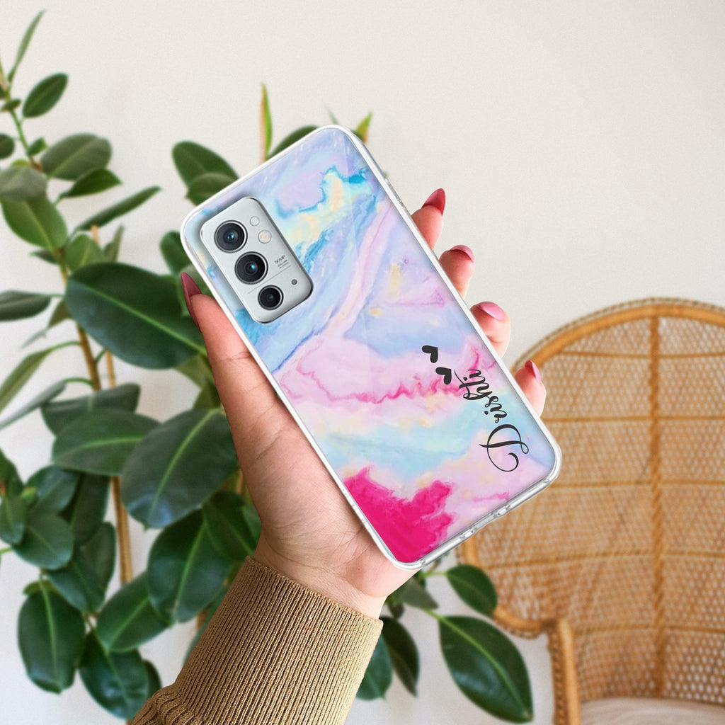 Customized Rainbow Anti Yellow Case For OnePlus 9RT 5G