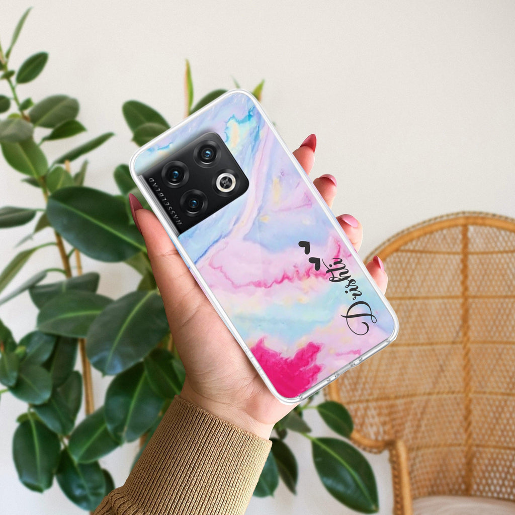 Customized Rainbow Anti Yellow Case For OnePlus 10 Pro 5G