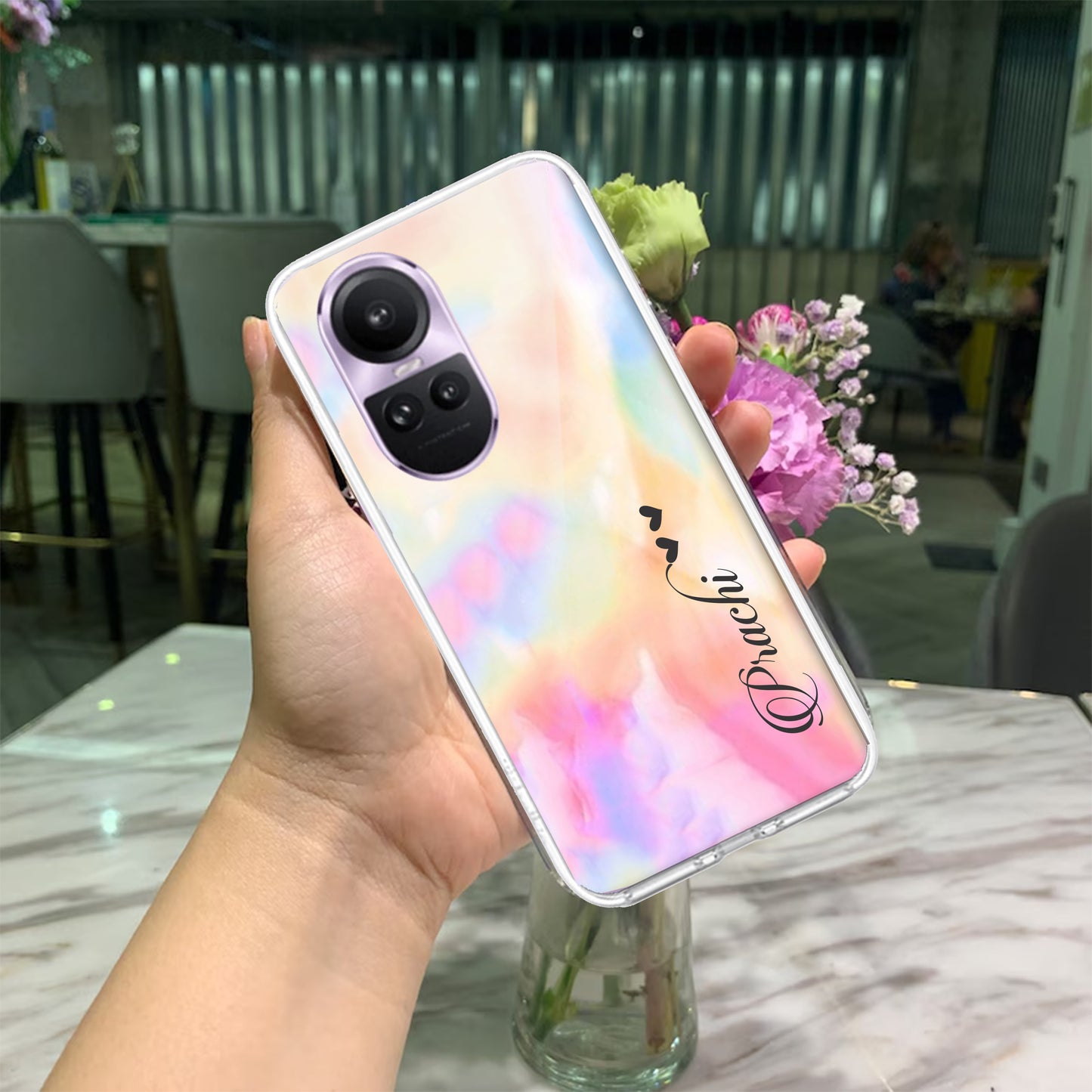 Customized Rainbow Silicon Case For Oppo ShopOnCliQ