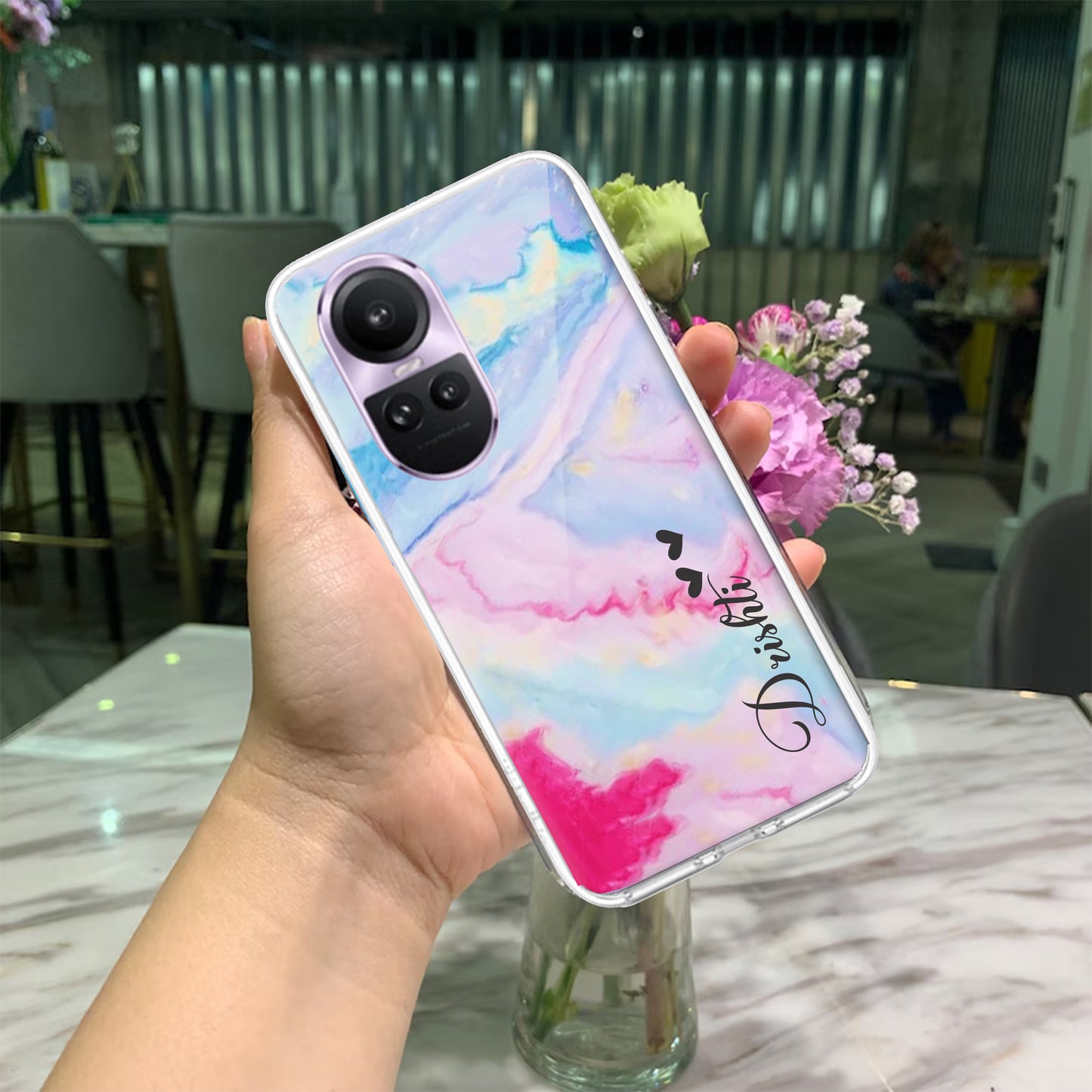 Customized Rainbow Silicon Case For Oppo ShopOnCliQ