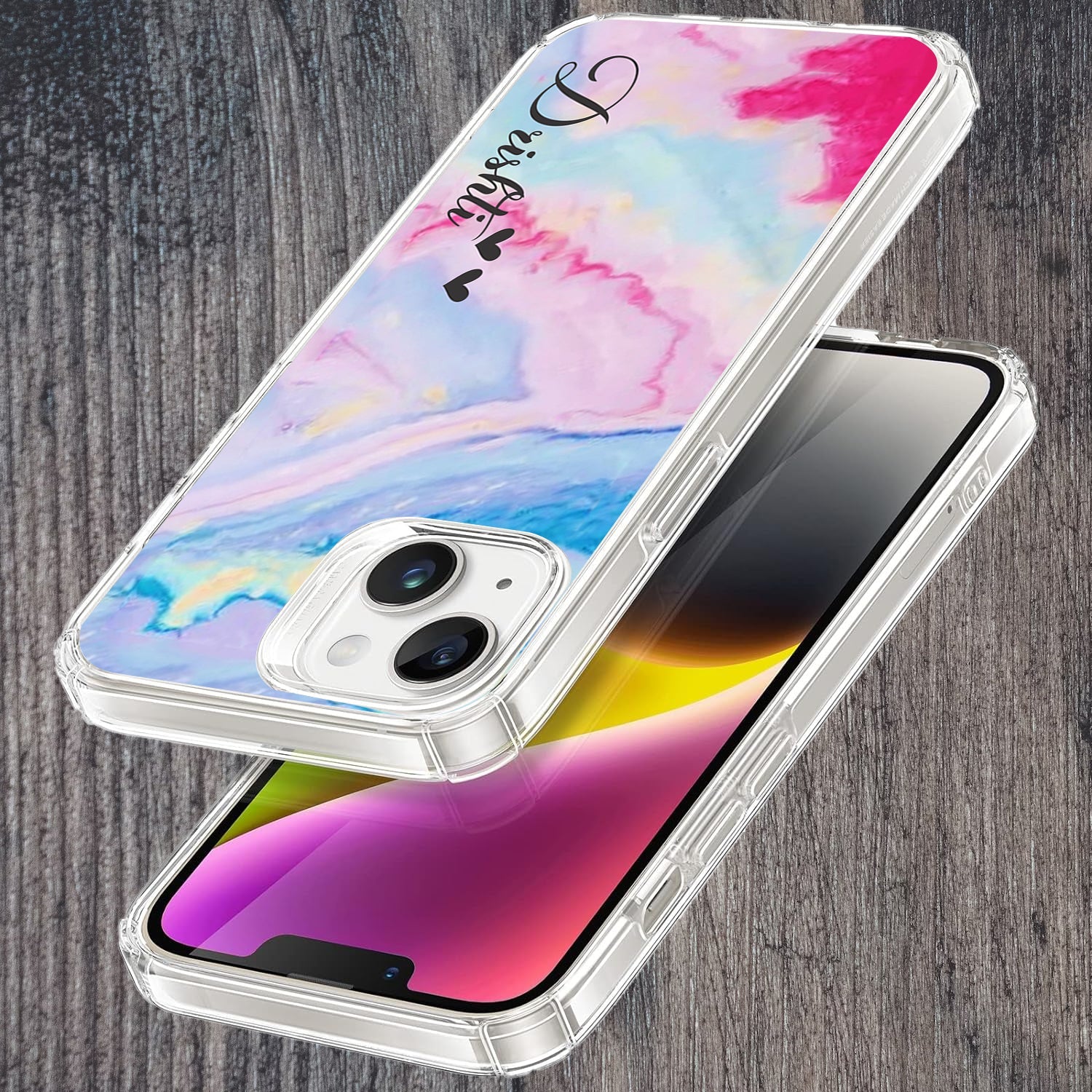 Customized Rainbow Silicon Case For Poco - ShopOnCliQ