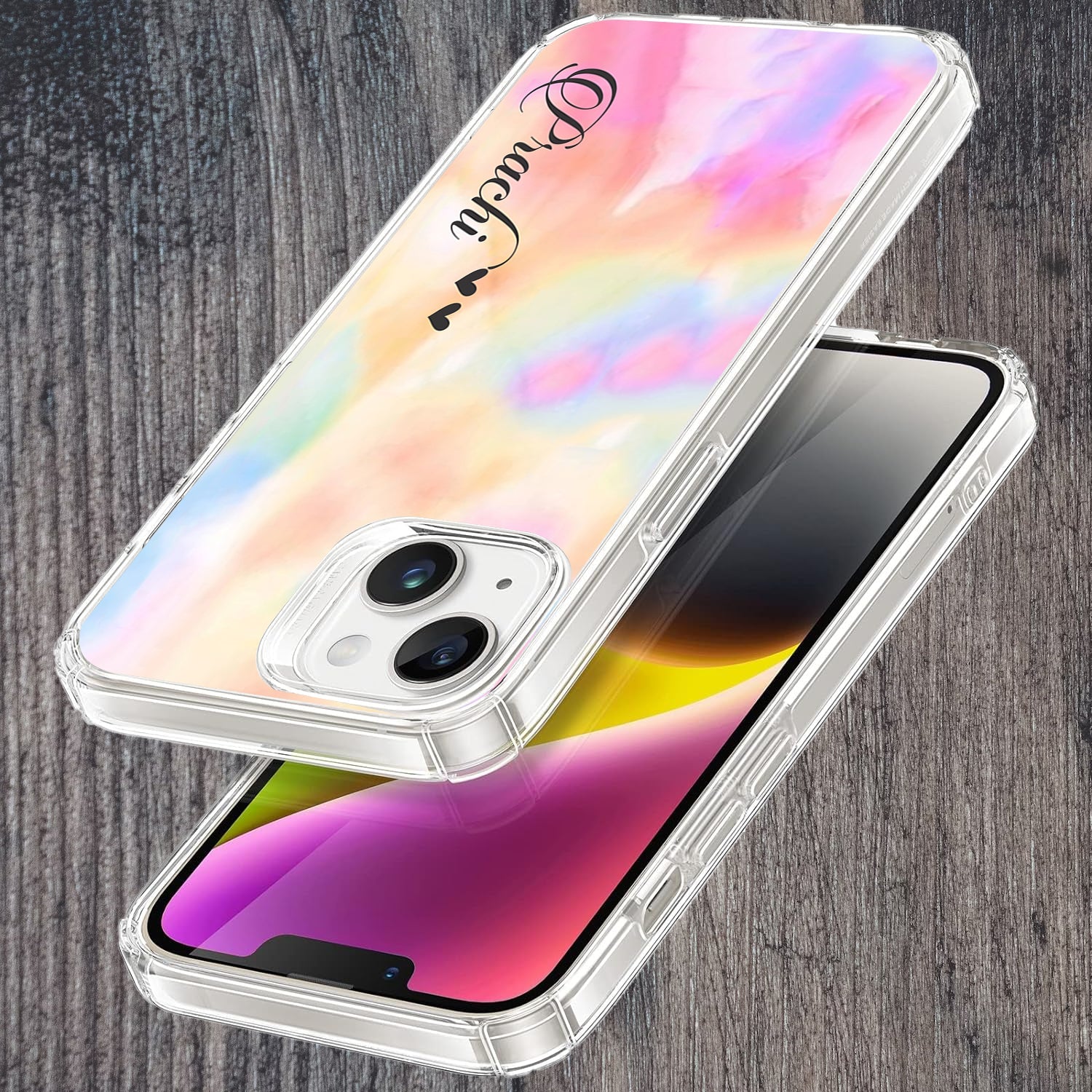 Customized Rainbow Silicon Case For Poco - ShopOnCliQ