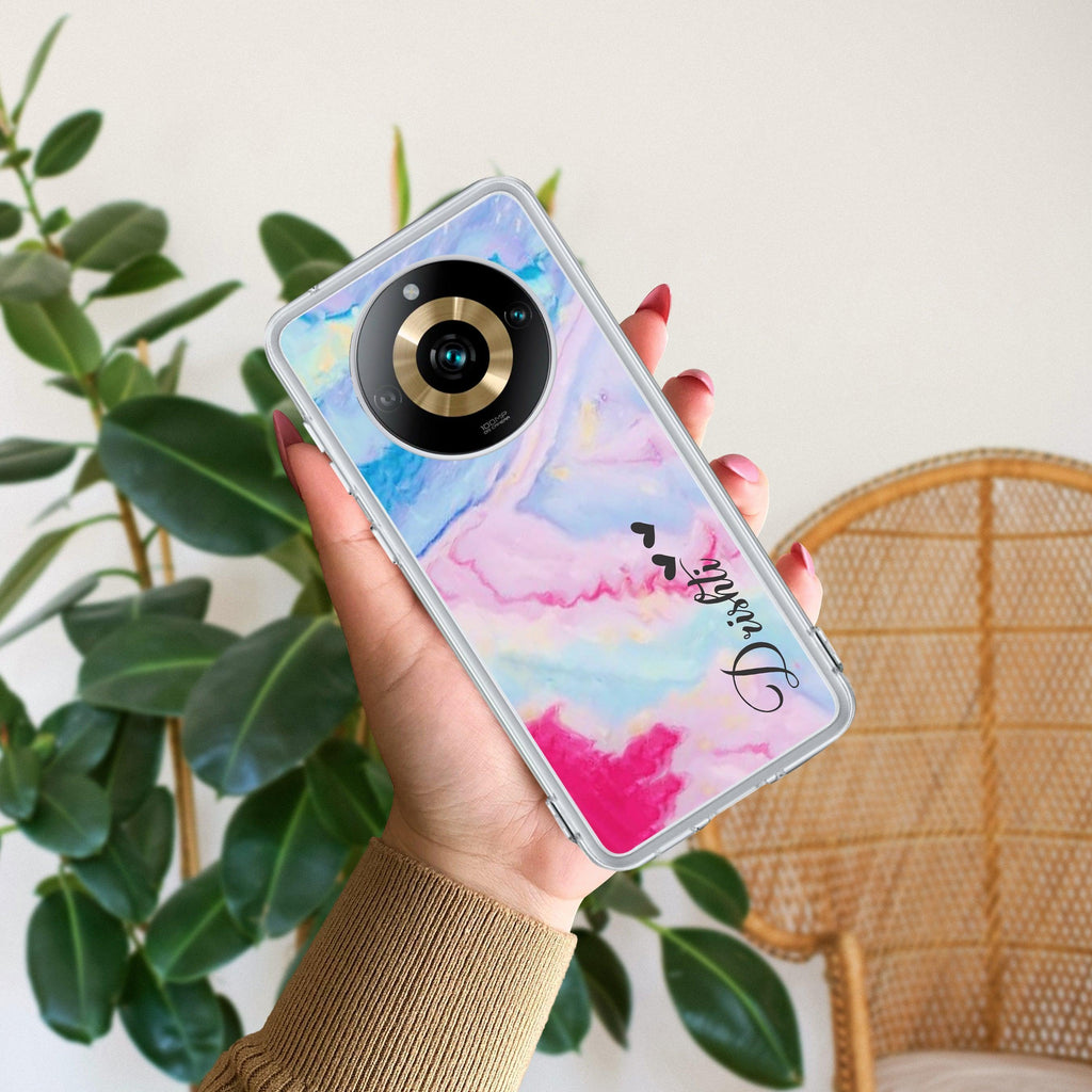 Customized Rainbow Silicon Case For Realme Narzo 60 5G