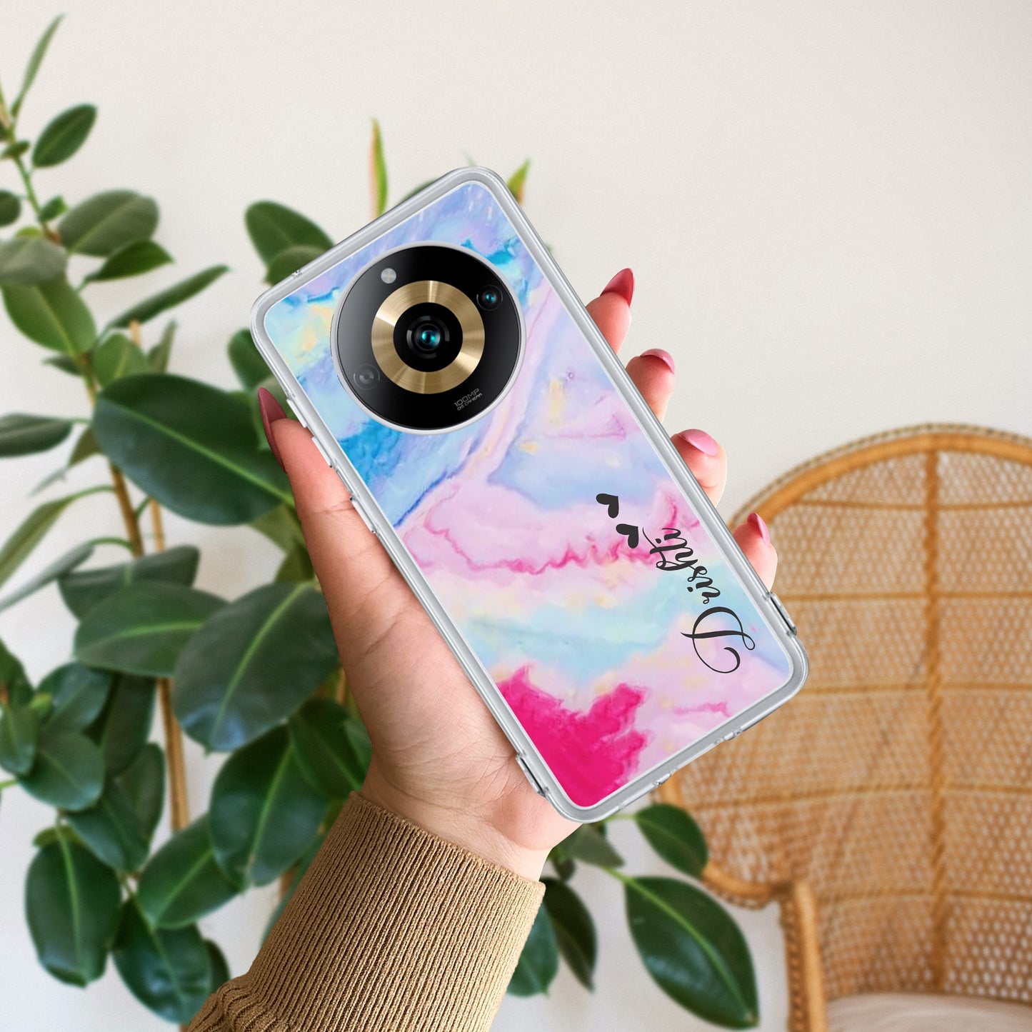 Customized Rainbow Silicon Case For Realme/Narzo ShopOnCliQ