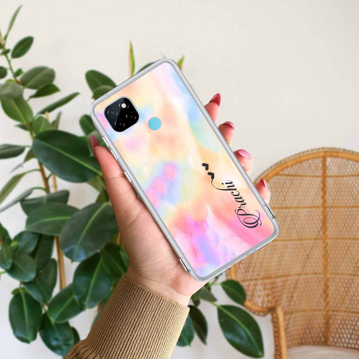 Customized Rainbow Silicon Case For Realme/Narzo - ShopOnCliQ