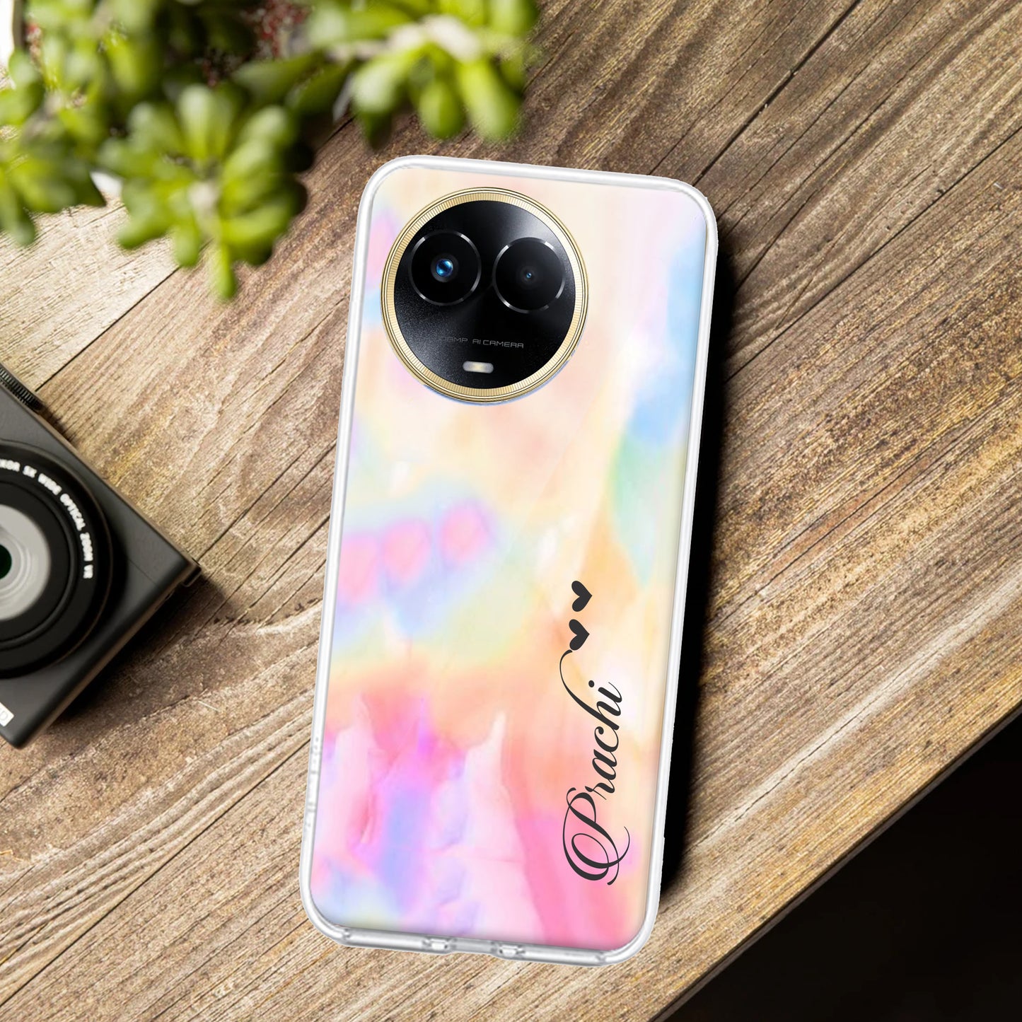 Customized Rainbow Silicon Case For Realme/Narzo ShopOnCliQ