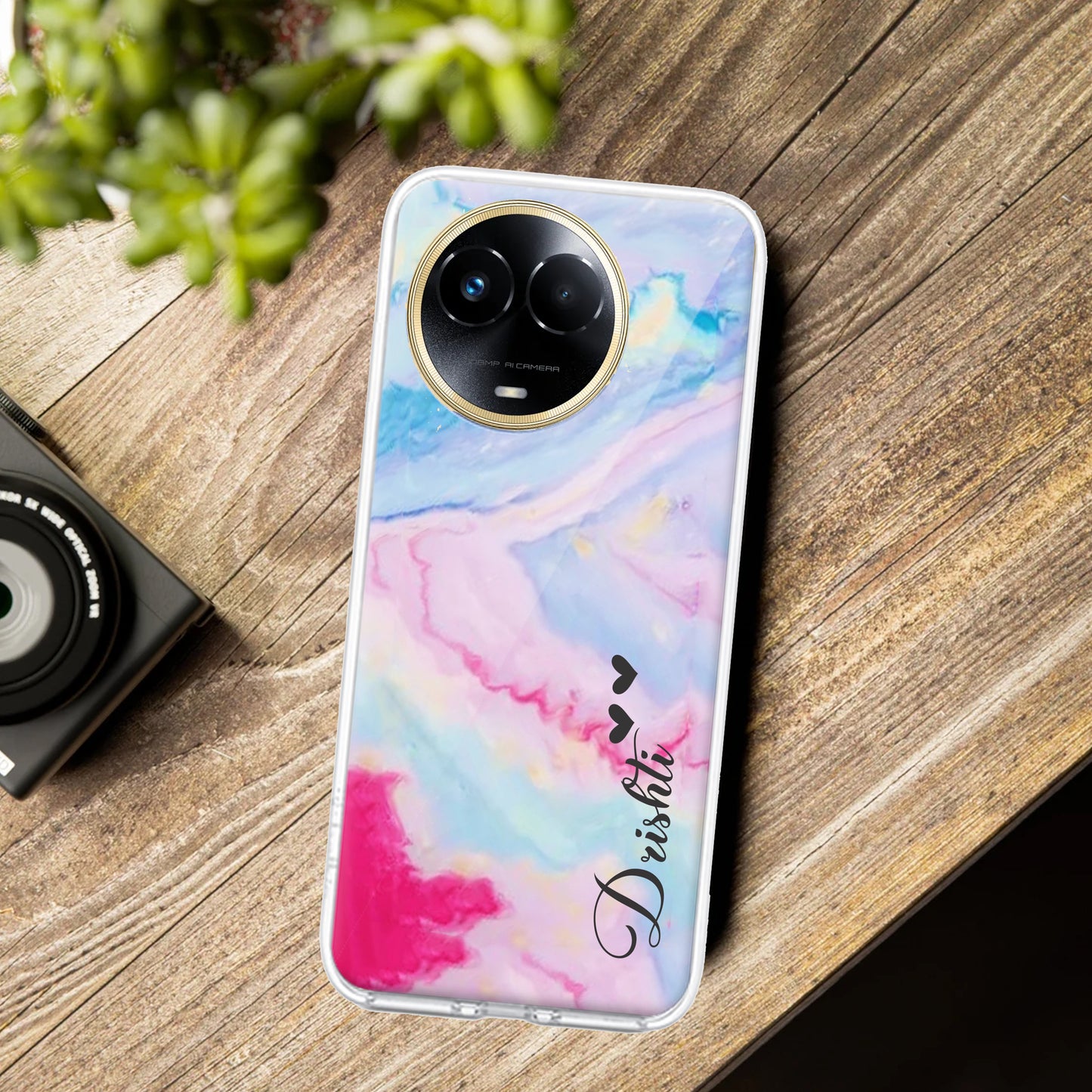 Customized Rainbow Silicon Case For Realme/Narzo ShopOnCliQ