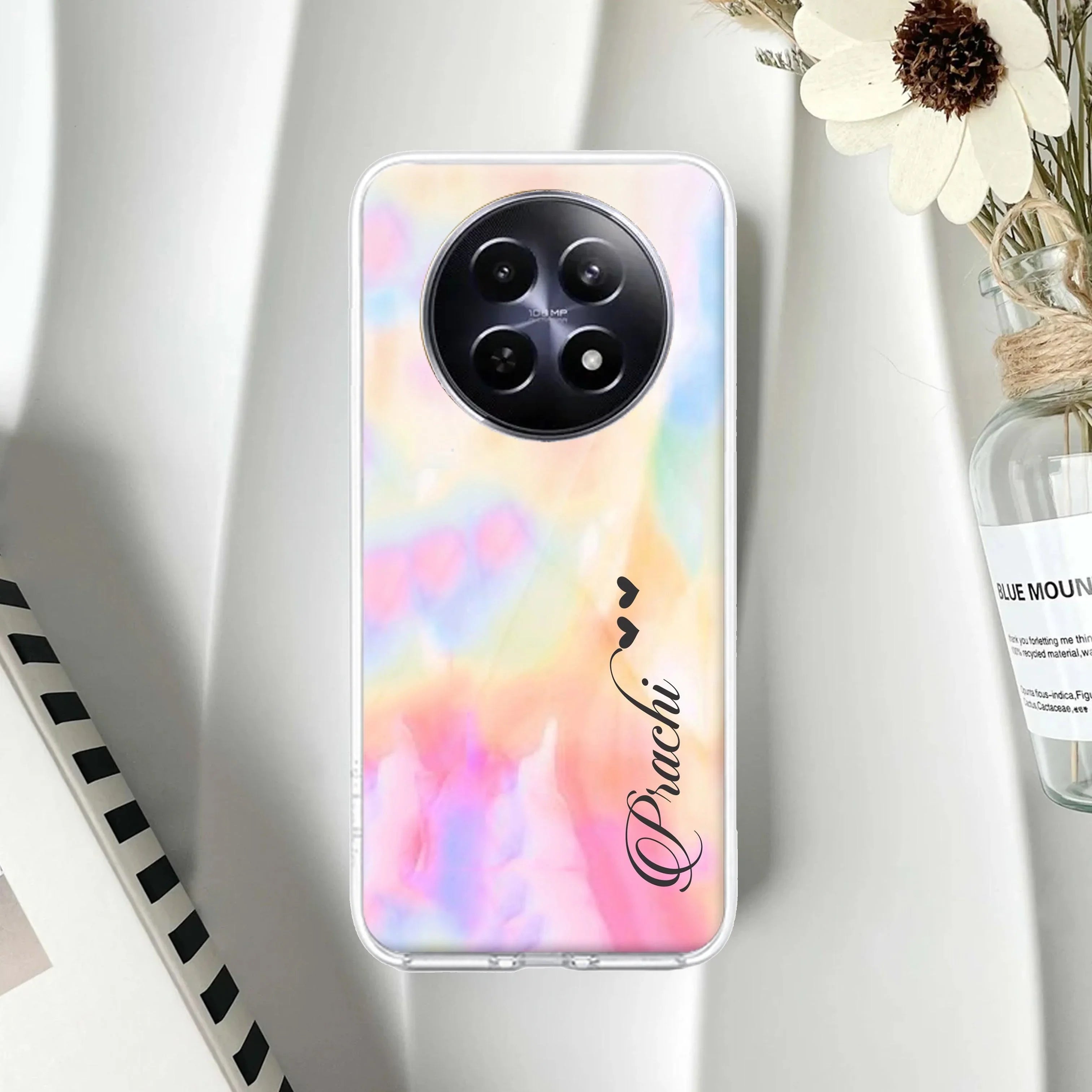 Customized Rainbow V2 Silicon Case For Realme Narzo 70x 5G