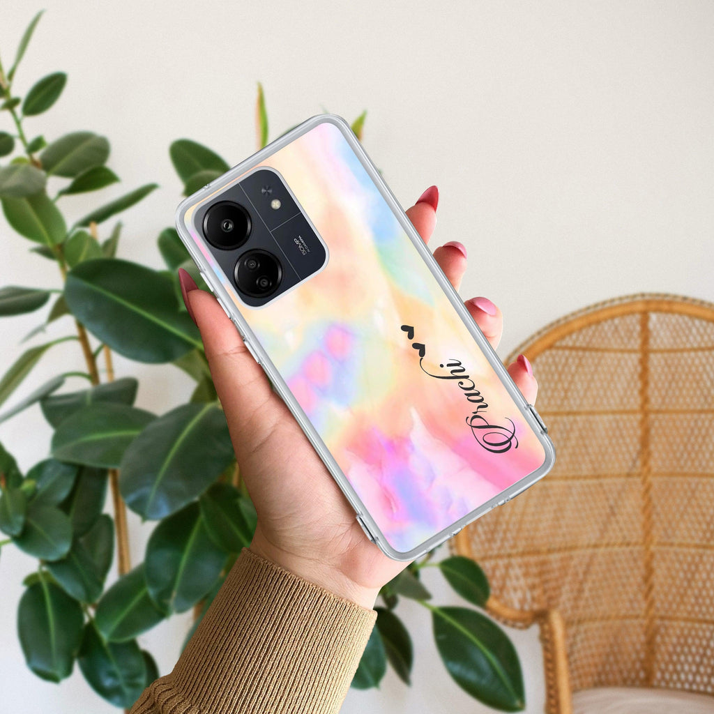 Customized Rainbow V2 Anti Yellow Case For Redmi 13C 4G
