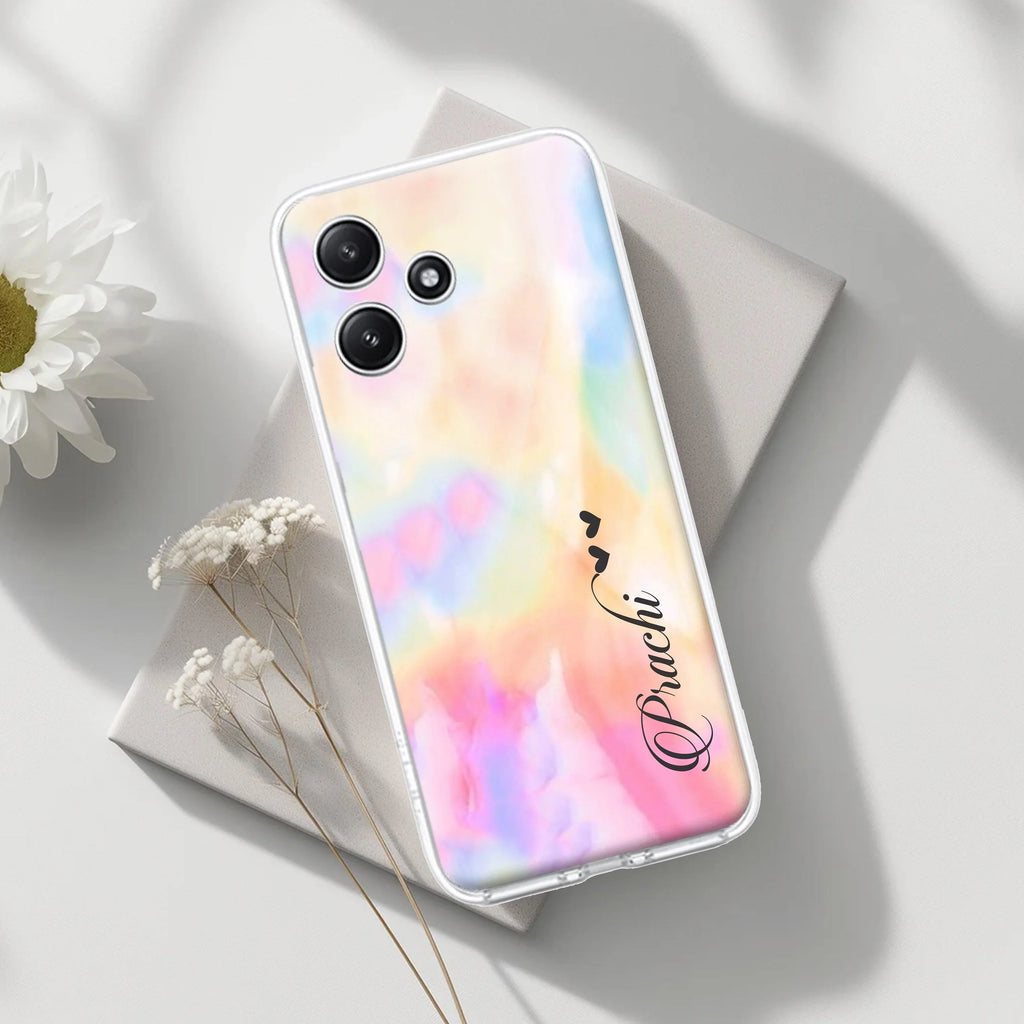 Customized Rainbow V2 Silicon Case For Redmi 12 5G