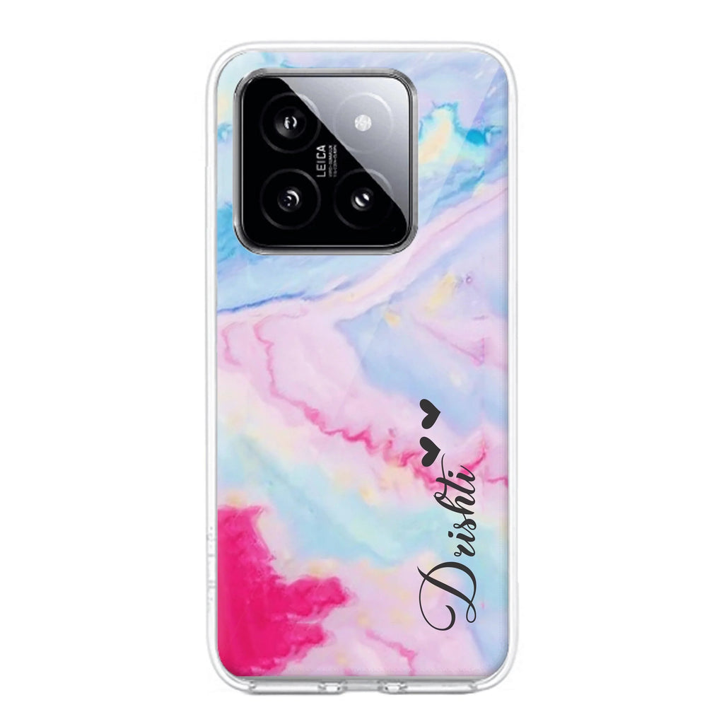 Customized Rainbow Silicon Case For Xiaomi 14 5G