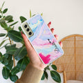 Customized Rainbow Silicon Case For Samsung Galaxy S21 Plus