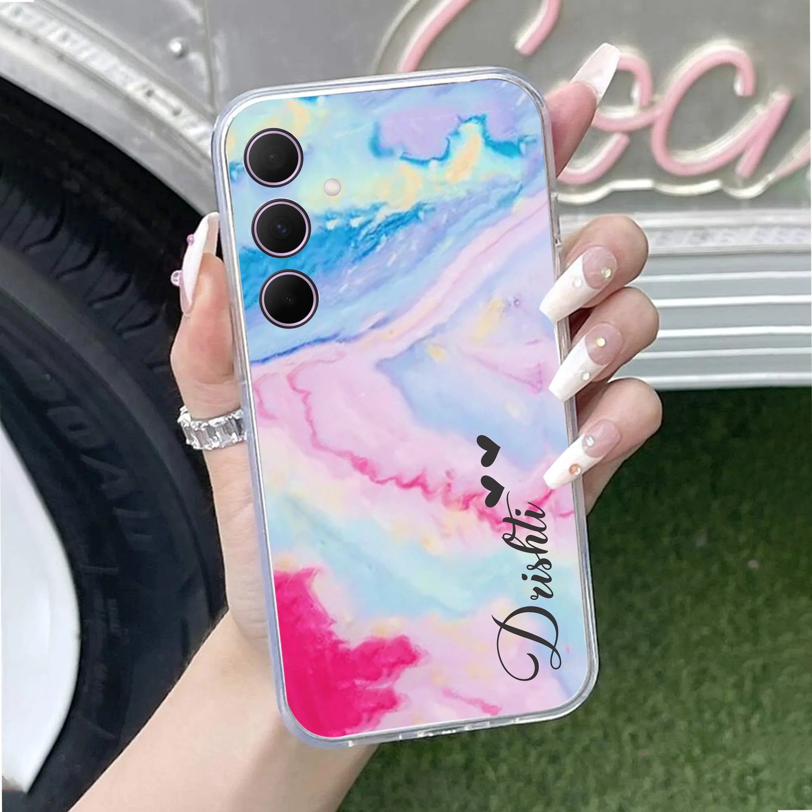 Customized Rainbow Silicon Case For Samsung - ShopOnCliQ