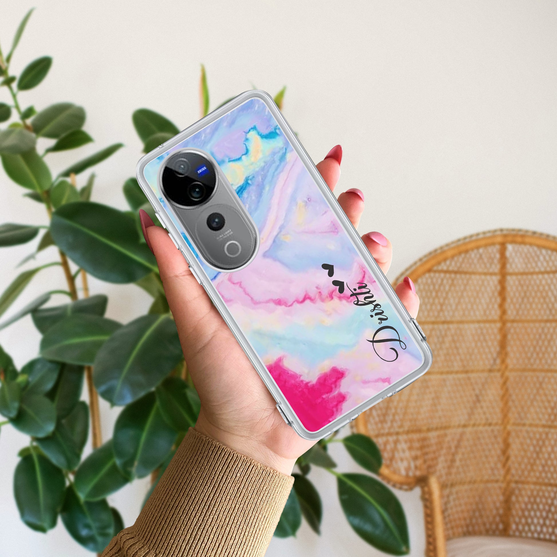 Customized Rainbow Silicon Case For Vivo ShopOnCliQ