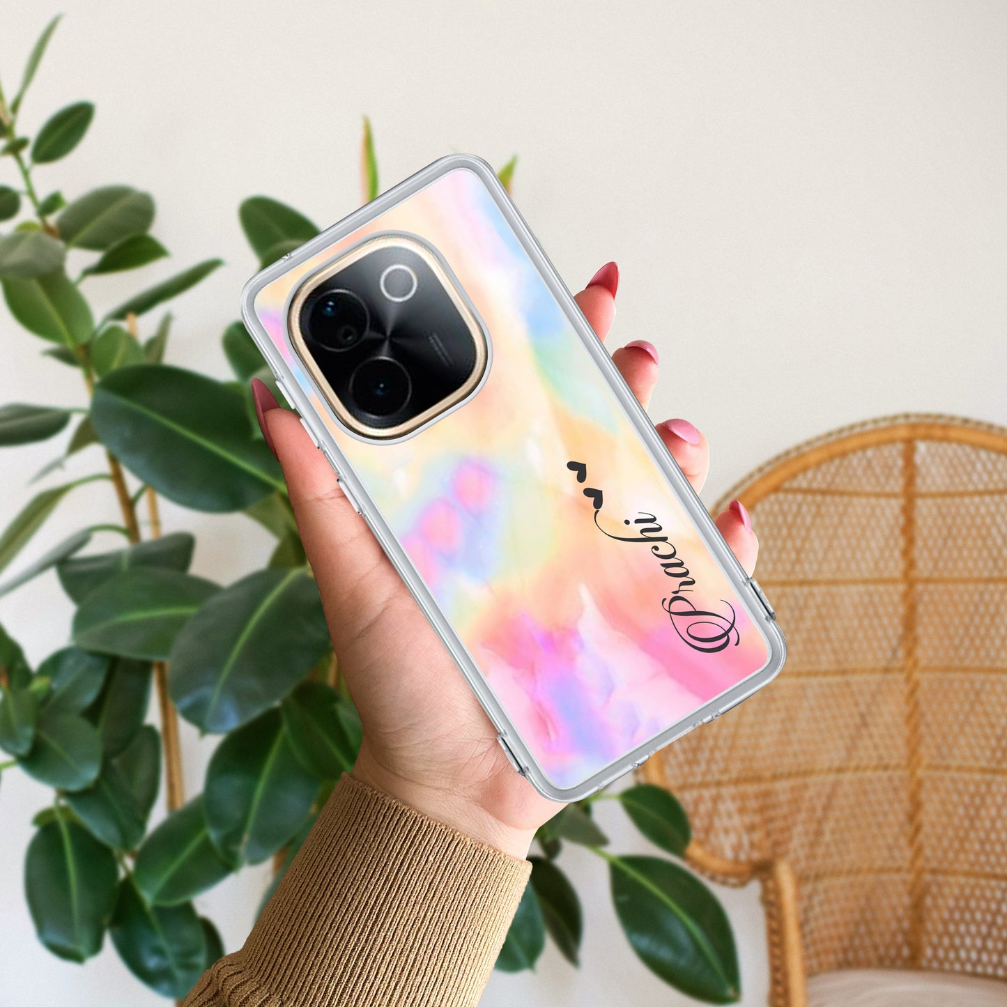 Customized Rainbow Silicon Case For Vivo ShopOnCliQ