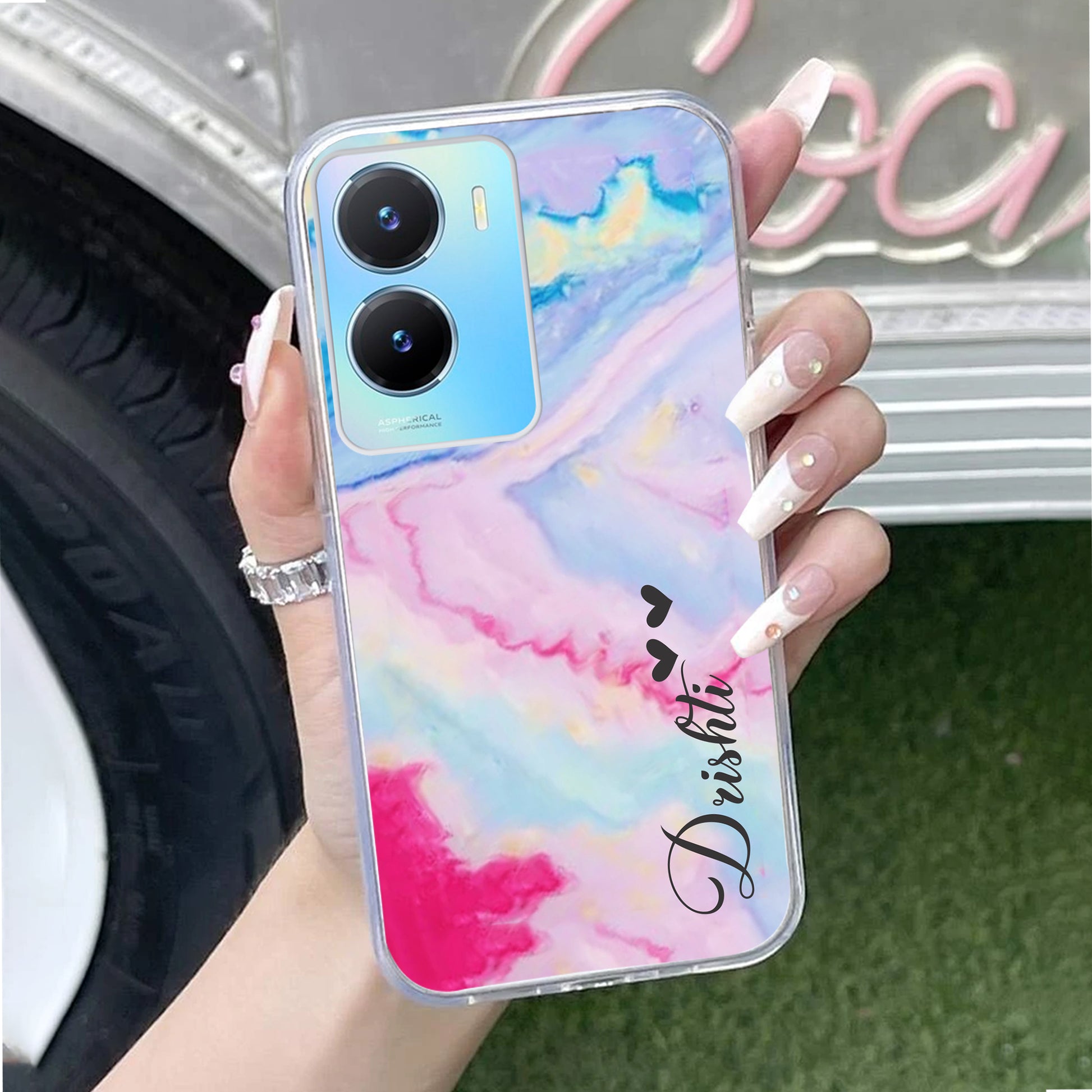 Customized Rainbow Silicon Case For Vivo ShopOnCliQ